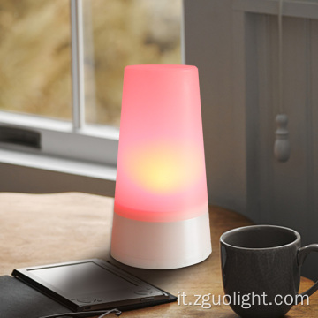 RGB Colore ricaricabile ricaricabile Night Light Kids Touch Control Dimmeble LED Distanza Lampada da tavolo camera da letto